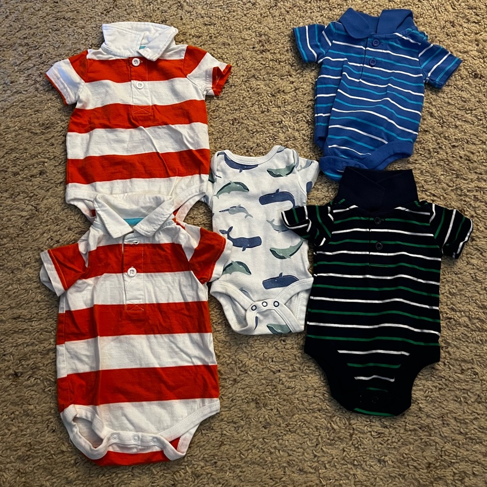 Newborn boy summer clothes bundle - Picture 3 of 3